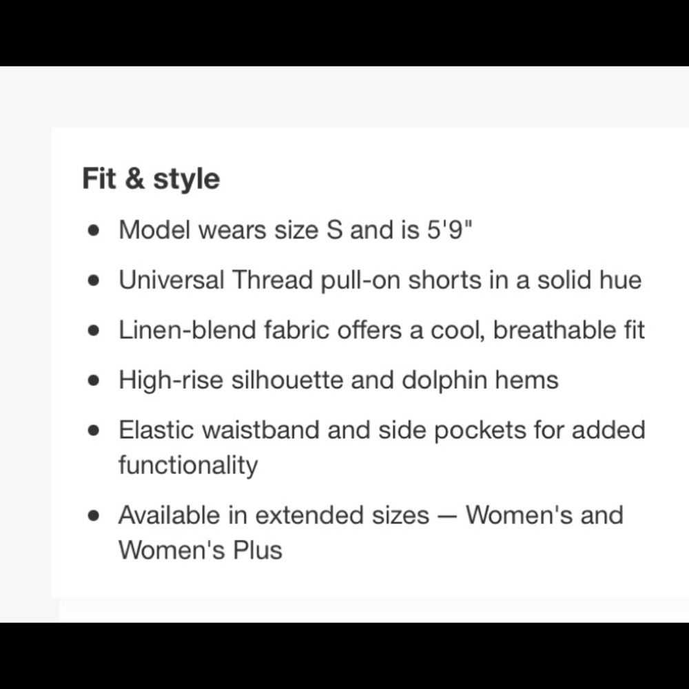 Universal Thread shorts - Picture 4 of 10